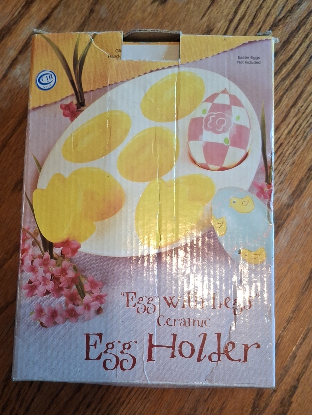 Vintage Ceramic Egg Hoder With Feet